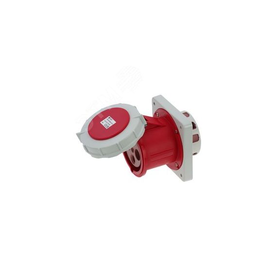 Розетка встраиваемая 125A/400V/3P+E/IP67, фланец 130x130 INPIN CA1457