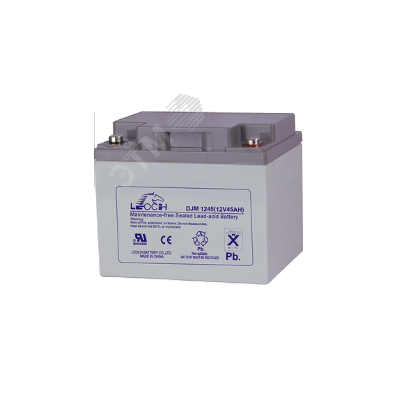 Аккумулятор DJM 12В 45Ач Leoch Battery DJM1245