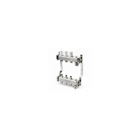 Блок коллекторный с регулировочными клапанами 3 выхода, 230 мм, 1 x 3/4 PRO AQUA R510MB.03