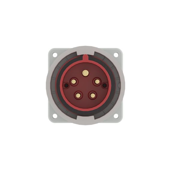 Вилка панельная PSP IP67 63А 3P+E+N 400В