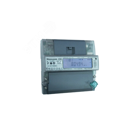 Счетчик электроэнергии Меркурий 236 АRT-01 PQRS трехф.многотарифный,5(60), кл.точ. 1.0/2.0,D,ЖКИ, оптопорт, RS485, 2 Тарифа МСК+2 ИНКОТЕКС 236ART01PQRS 2 Тар.МСК+2