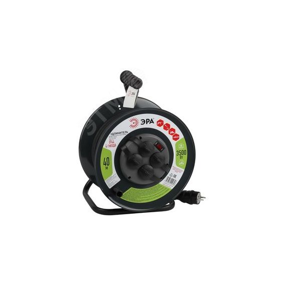 Удлинитель силовой RMx-4es-3x1.5-40m-IP44(KG) на м. катушке c/з 4 гн 40м КГ 3х1.5 RMx-4es-3x1.5-40m-IP44(KG) ЭРА Б0046848