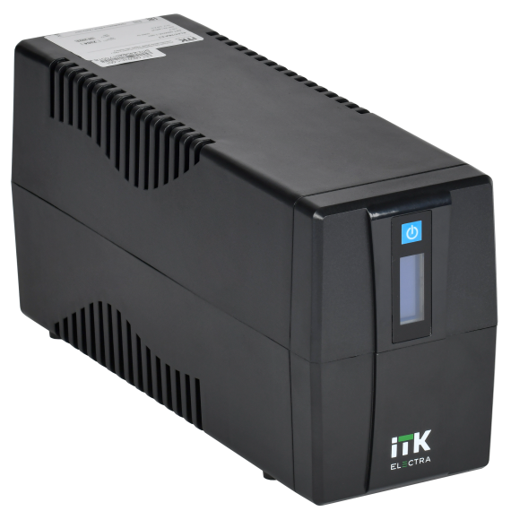 ITK ELECTRA ET ИБП однофазный линейно-интерактивный 800ВА/480Вт 2хSchuko LCD дисплей АКБ 1х9AH USB