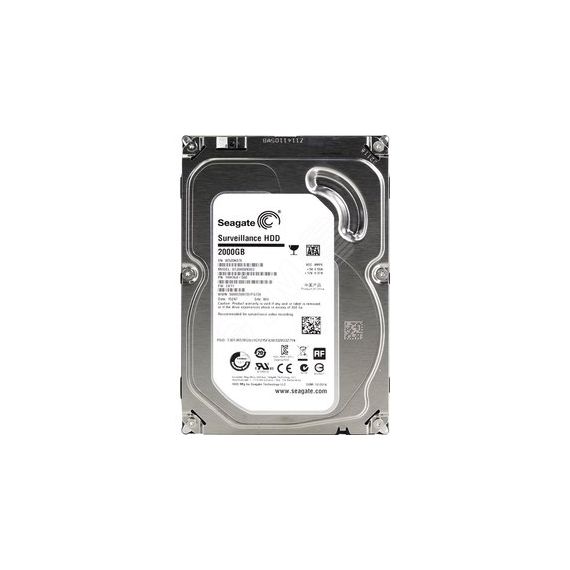 Жесткий диск 2TB SkyHawk 3.5'', SATAIII, 5900 об/мин, 64 МБ Seagate ST2000VX003