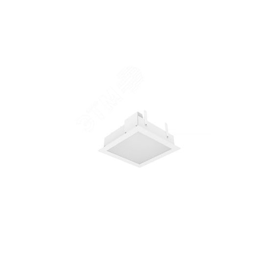 Светильник LED Effect ГРИЛЬЯТО ЭКОНОМ IP40 CRI90 54Вт 4500лм 4000К IP40 КСС Д встраиваемые, два светильника с общим источником ЛЕД-Эффект LE-СВО-04-054-9826-40Д