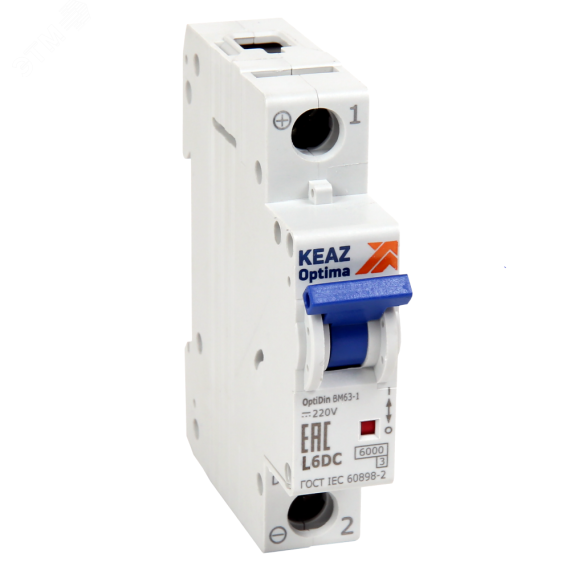 Выключатель автоматический однополюсный 13А Z 10кА DC OptiDin BM63-1Z13-DC-ОМ4-РЕГ КЭАЗ 281432