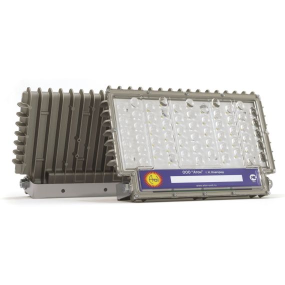 Светильник светодиодный ДО-50Вт, IP65, 5000К, 6700Лм, луч 20°, 220В, Star АТОН АТ-ДО-050/K20