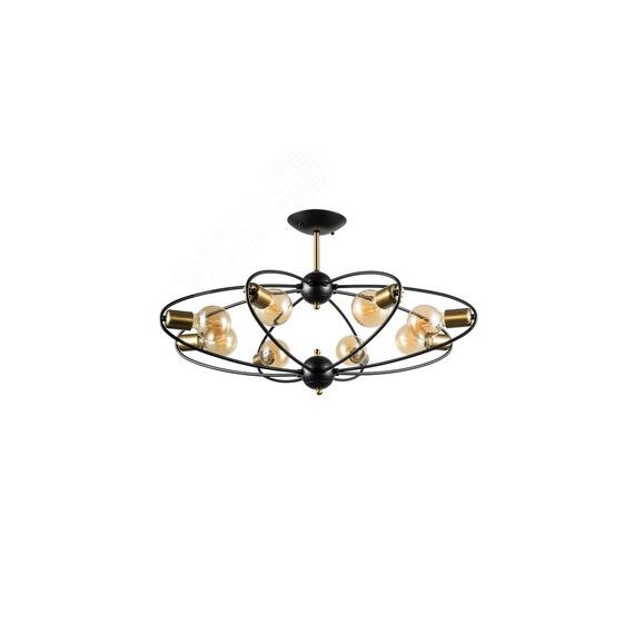 Люстра GLASGOW Arte Lamp A1963PL-8BK