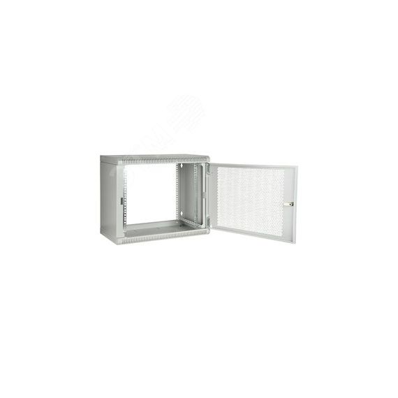Шкаф настенный разборный 19д9U(600x450) дверь перфорированная ССД 130411-00642