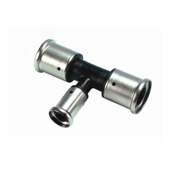 Тройник пресс 63х40х63 переходной, ПВДФ Henco 10PK-634063