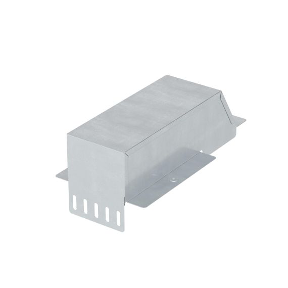 Ответвитель-крышка Т-обр - переходник DDT 200/150 в комплекте скрепежными элементами и соединительными пластинами, необходимыми длямонтажа, горячеоцинкованный