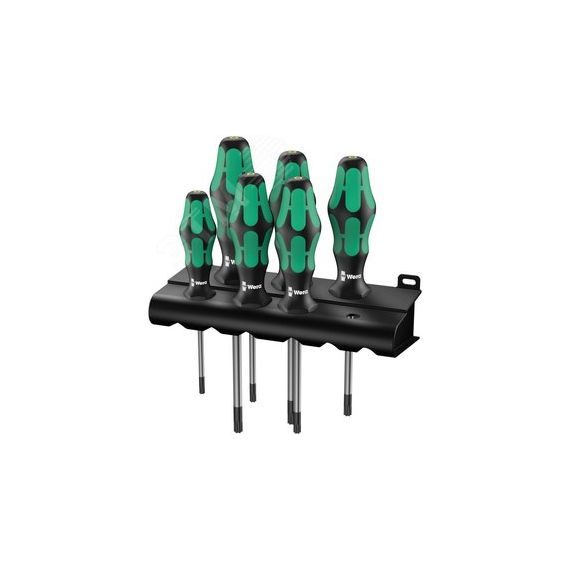 Набор специальных отверток TORX + подставка 6 предметов. 367/6 TORX BO Kraftform Plus WERA WE-138250