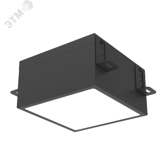 Светильник светодиодный ДВО-15Вт 3000К IP54 DL-Grill DALI CRI90 черный Вартон V1-R0-91809-10D01-5401530