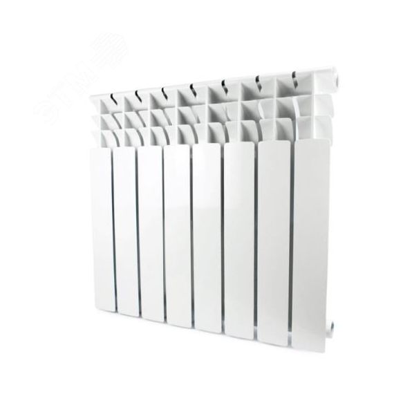 Радиатор алюминиевый секционный 500/80/10 боковое подключение KONNER 6128657