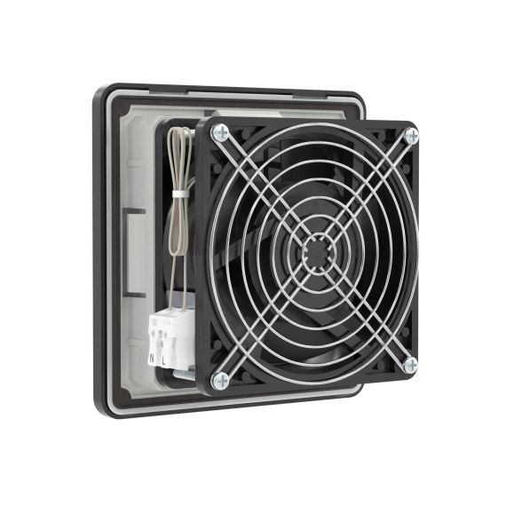 Вентилятор с фильтром RV 44/46 м3/ч, 230 В, 150x150 мм, IP54, RAL9005