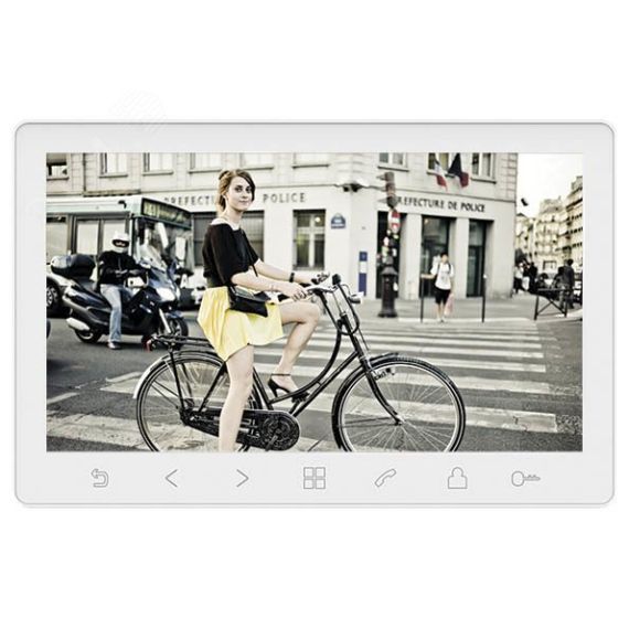 Монитор видеодомофона цветной Tantos Amelie Slim (White) HD SE