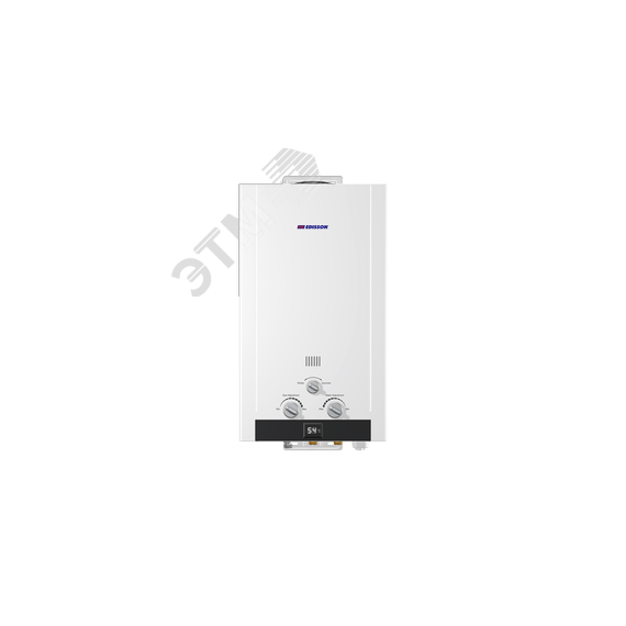Водонагреватель газовый Edisson HEAT H 20 DL 10 л/мин с электророзжигом, сжиж.газ Thermex 361202
