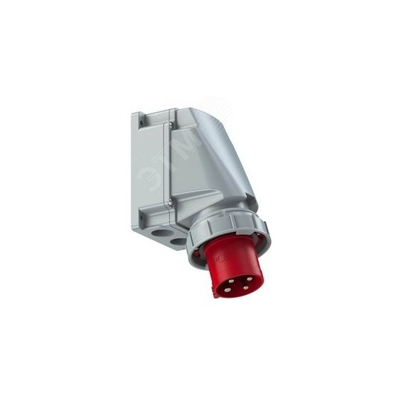 Вилка настенная 63А/400V/3P+E/IP67 PCE 534-6