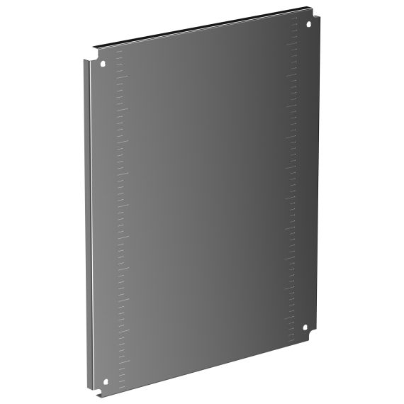 Разметка монтажной панели сокращает время установки оборудования.