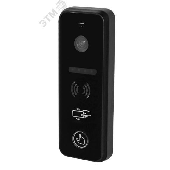 Вызывная панель проводная видеодомофона Tantos iPanel 2 WG (Black) EM HD