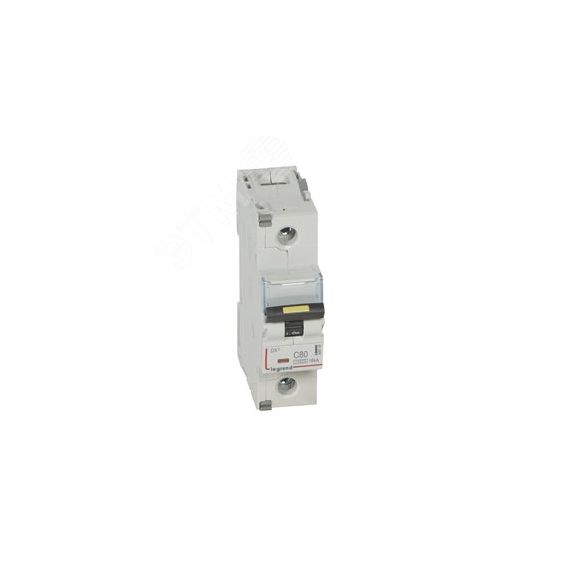 Выключатель автоматический однополюсный 80А C DX3 10kА/16kА LEGRAND 409140