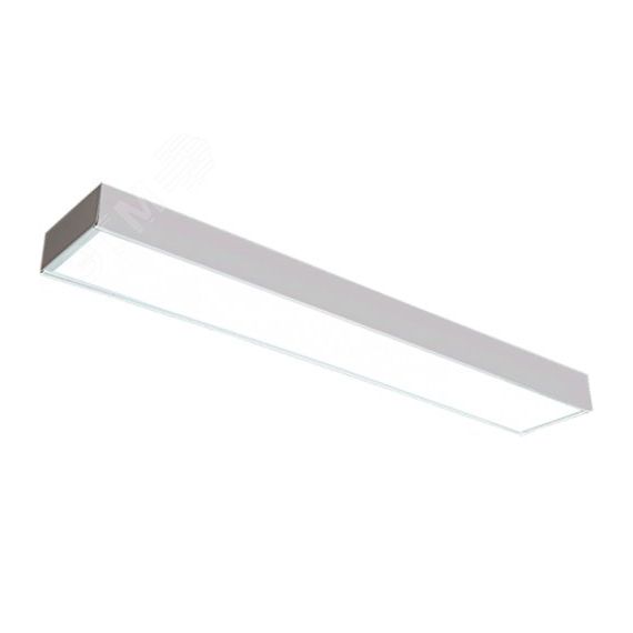 Светильник светодиодный (прямоугольник 1200х18032вт 4250Лм 5700К IP20 микропризма) ЭиА ЛУЧ-4х8 LED 1.2-2 БАП