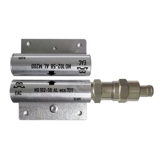 Изещатель охранный магнитоконтактный точечный ИО  102-58 Al исп.300 с магнитом М-200 штуцер КМ20 Магнито-контакт 00-00002503