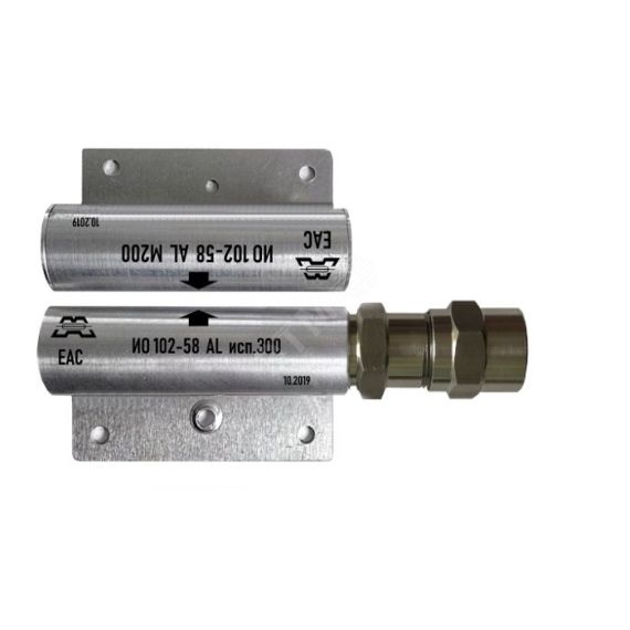 Извещатель охранный магнитоконтактный точечный ИО 102-58 Al исп.300 с магнитом М-200 штуцер В Магнито-контакт 00-00002501