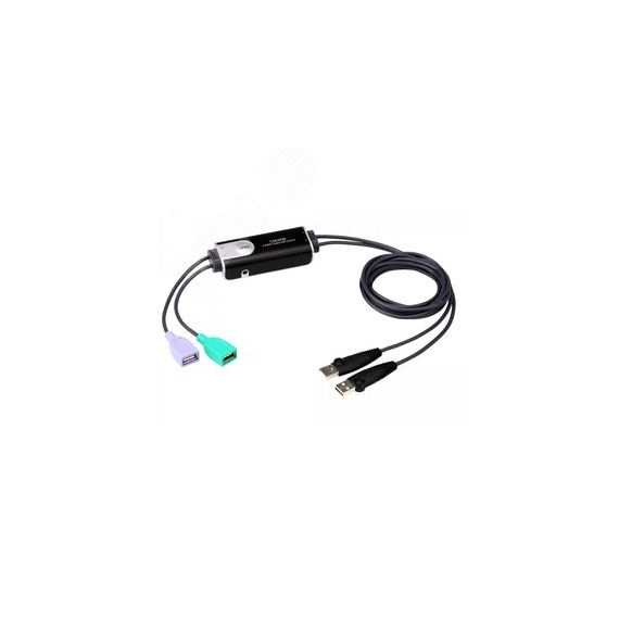 Переключатель KVM 2 порта, USB Aten CS62KM
