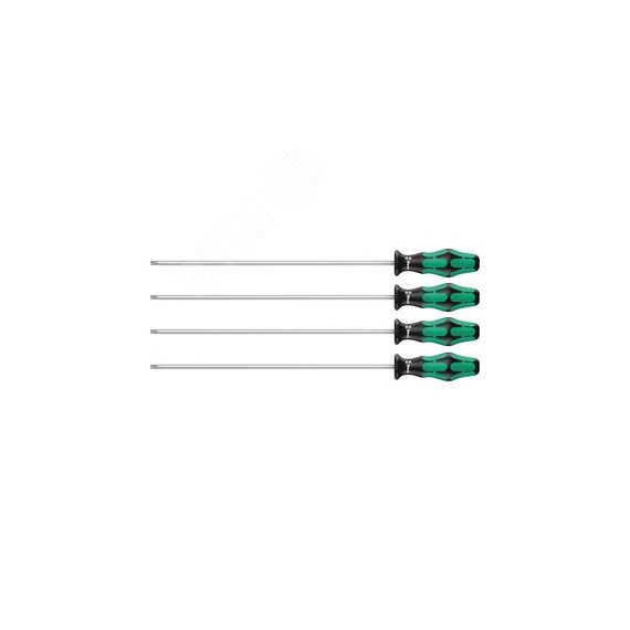 Набор отверток с фиксацией крепежа 4 предмета. 367/4 TORX HF Kraftform Plus WERA WE-028074