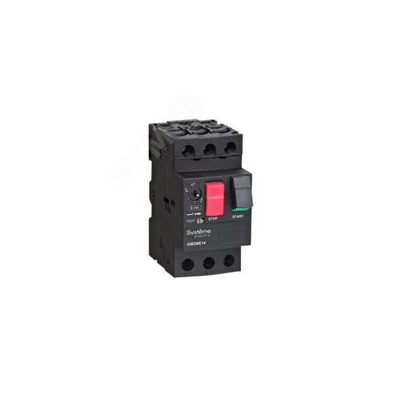 АВТ.ВЫКЛ.ЗАЩ.ДВ. GM2ME 1.0-1.6A КОМБ.РАСЦЕПИТЕЛЬ КНОП.УПР. (GV2ME06) SE (Systeme) GM2ME06