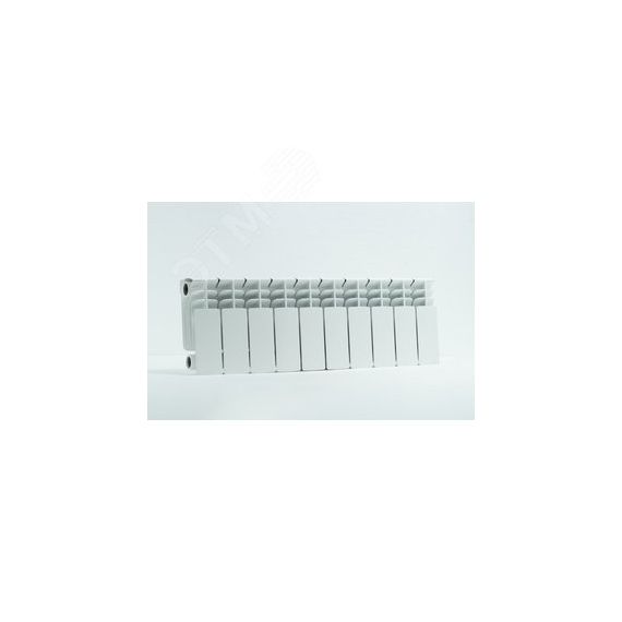 Радиатор биметаллический секционный 200/100/8 боковое подключение Русский радиатор RRC200*100BM08