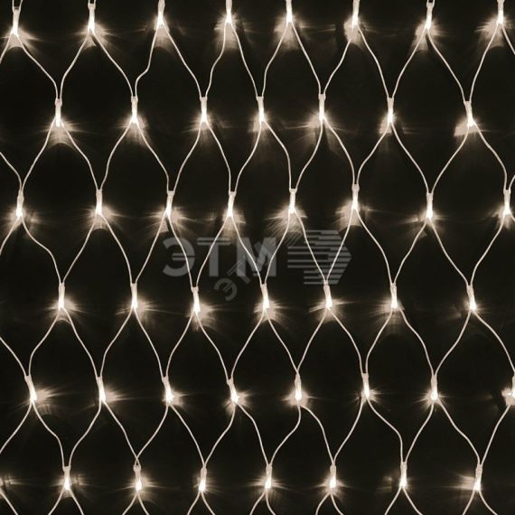 Гирлянда Сеть 2х1,5 м, свечение с динамикой, прозрачный ПВХ, 288 LED, 230 В,  тёплый белый Neon-Night 215-046