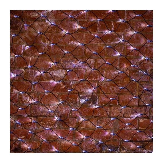 Гирлянда Сеть 2х1,5 м, черный ПВХ, 288 LED белые Neon-Night 215-021