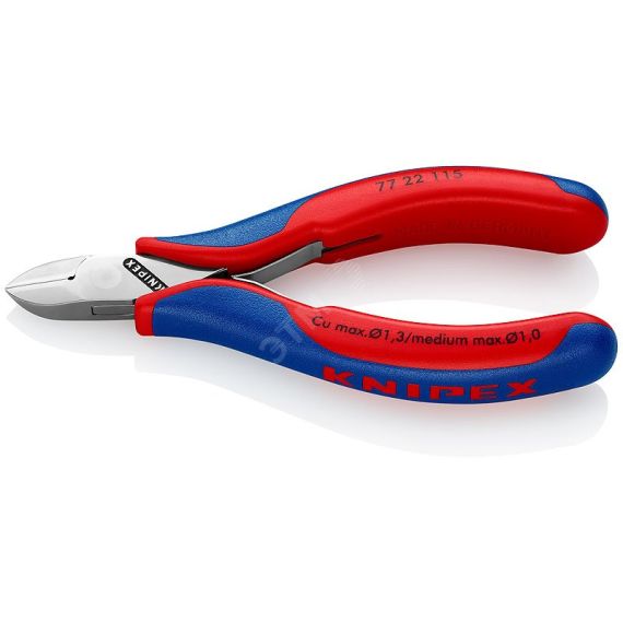 Кусачки боковые для электроники 115 мм Knipex KN-7722115