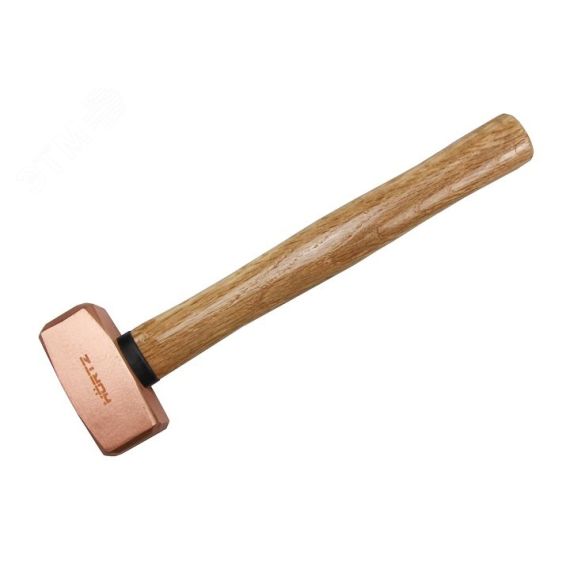 Кувалда 1 кг медная с деревянной ручкой Hortz 450300
