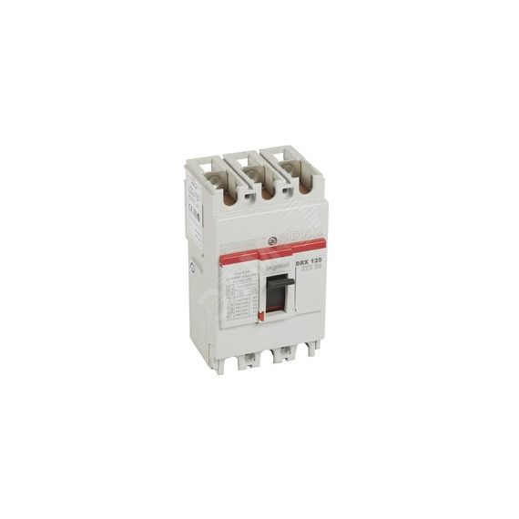 Выключатель автоматический DRX125 термомагнитный 63A 3П 36кА LEGRAND 027224