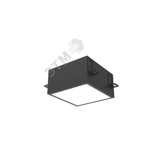 Светильник светодиодный ДВО-20Вт 3000К IP54 DL-Grill CRI90 черный Вартон V1-R0-91810-10000-5402030