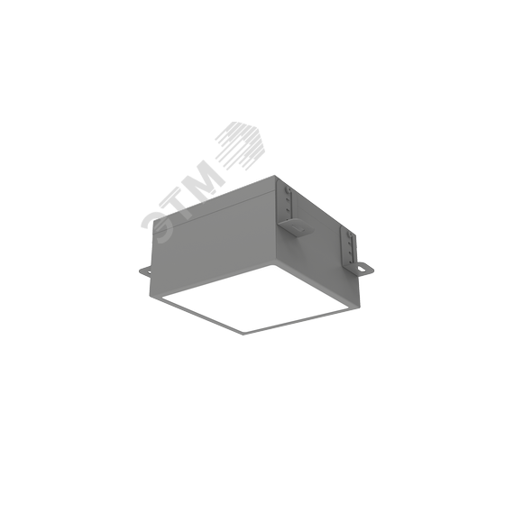 Светильник светодиодный ДВО-20Вт 4000К IP54 DL-Grill CRI90 серый Вартон V1-R0-71810-10000-5402040