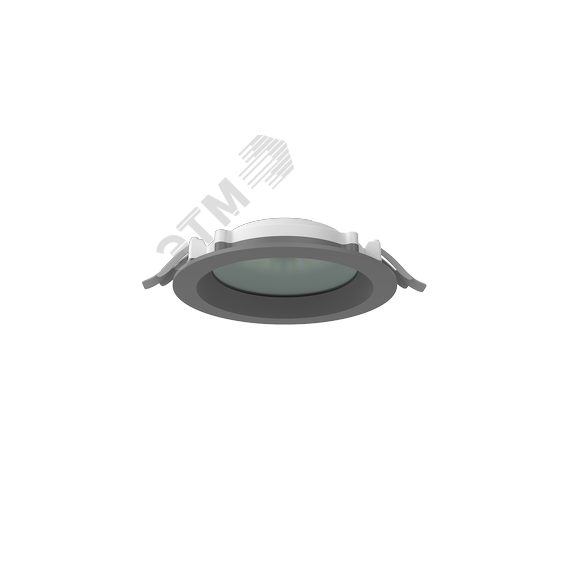 Светильник светодиодный ДВО-DL-01 Pro 15Вт 4000К 176х51 мм IP65/40 серый стекло DALI Вартон V1-RF-70183-GLD01-6501540