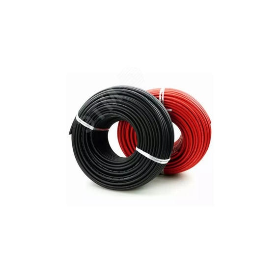 Кабель PV-1F 1x6 mm2 для подключения солнечных панелей 50м Delta PV-1F 1x6 mm2