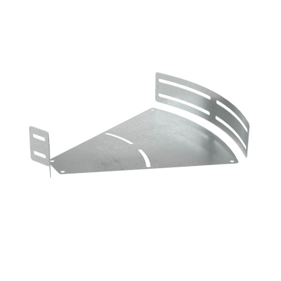 Горизонтальный изменяемый угол СРО 0-45 град 100x300, 1,2мм, цинк-ламель, в комплекте с крепежными элементами необходимыми для монтажа