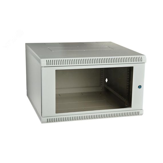 Шкаф настенный разборный 19д6U(600x350) дверь стекло ССД 130411-00545