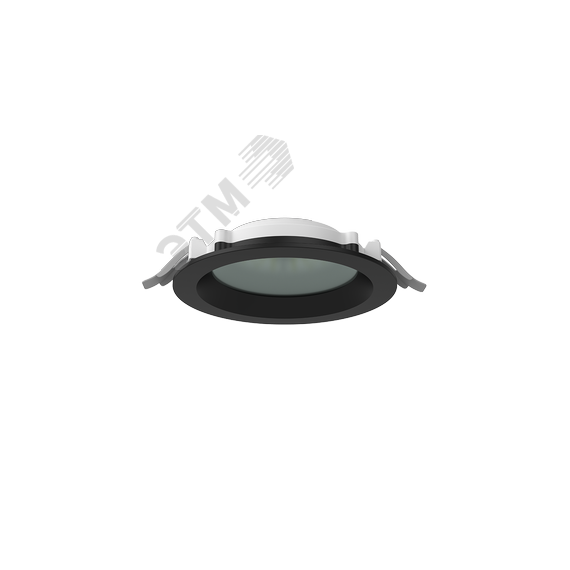 Светильник светодиодный ДВО-DL-01 Pro 25Вт 4000К 176*51мм IP65/40 черный стекло DALI Вартон V1-RF-90183-GLD01-6502540