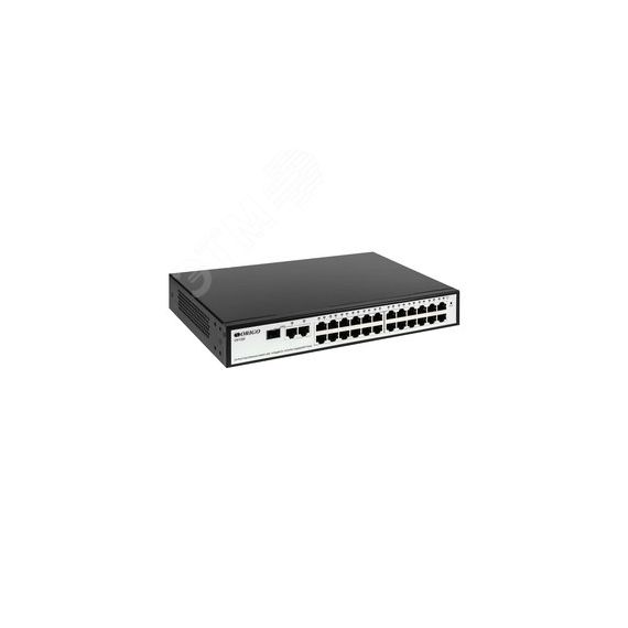 Коммутатор управляемый L2 24 портов RJ45 10/100 Мб/с, 1хGbE/SFP, 1хGbE ORIGO OS1326/A1A