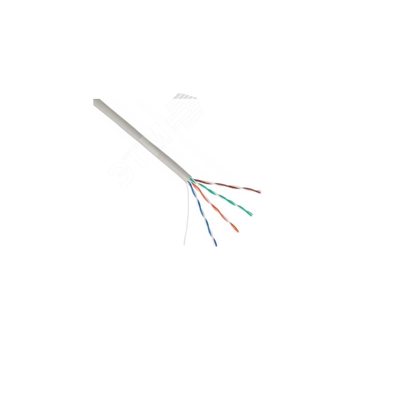 Кабель U/UTP 4 пары Кат.5e одножильный медный внутренний PVC синий 305м NETLAN EC-UU004-5E-PVC-BL