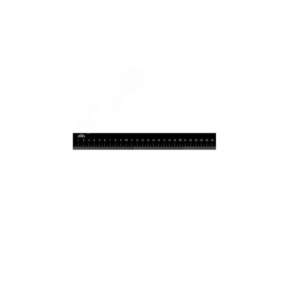 Линейка 1000х32х5,0мм DIN866B Шкала 1,0мм (Алюминий, BlackCoat, утолщенная) Kinex 1012-04-100