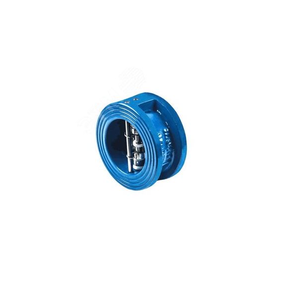 Клапан обратный чугунный двухстворчатый Ду 65 Ру16 межфланцевый, створки ковкий чугун TECOFI CB3448N-EP0065