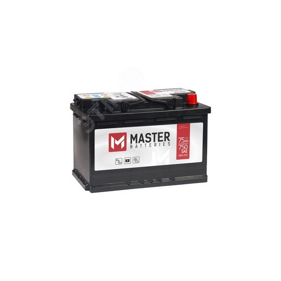 Аккумулятор автомобильный MASTER BATTERIES 75Ah R+ MASTER BATTERIES MB750