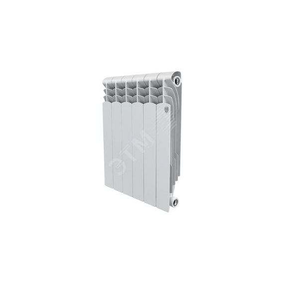 Радиатор биметаллический секционный 350/80/8 боковое подключение Royal Thermo RTRB35008